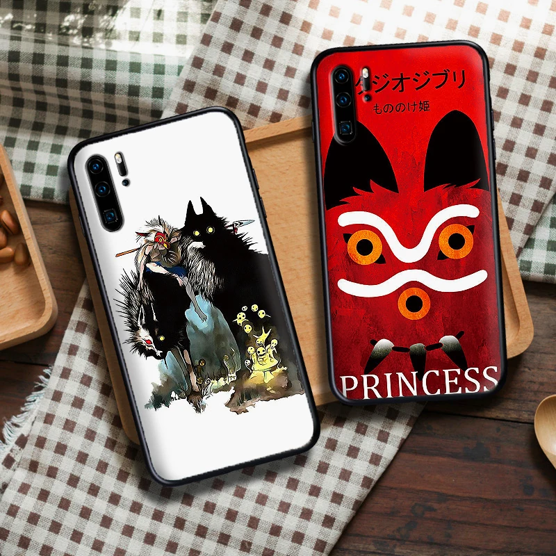 For huawei honor 7C 5.99IN 7X 8X 8C NOTE 10 VIEW 20 7A 9X Pro 8 9 lite phone case animation love ikon Princess Mononoke | Мобильные