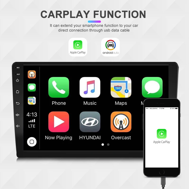 9 "android 10 0 RAM2G Автомобильный gps dvd-плеер для Toyota Corolla 2019 автомобильное радио
