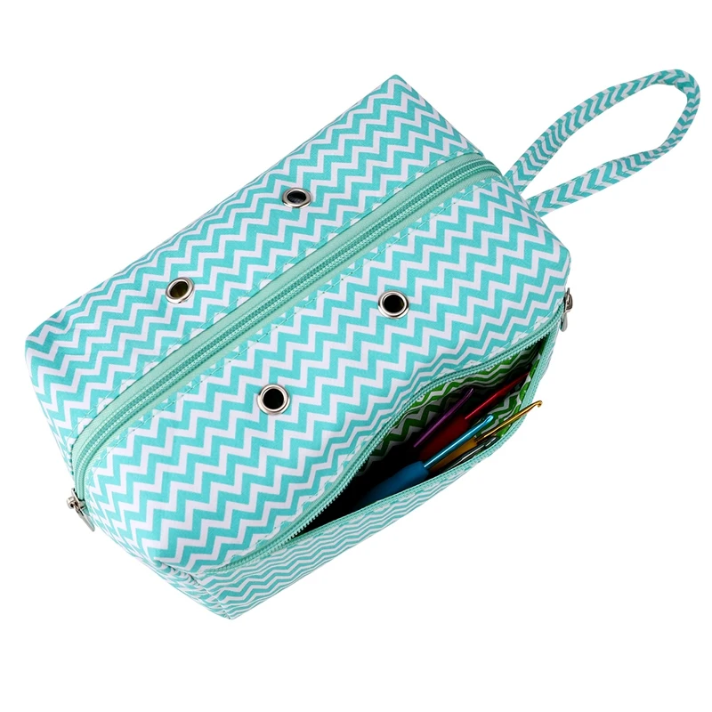 Зеленый узор большой емкости хлопок многофункциональная пряжа крючком Крючки