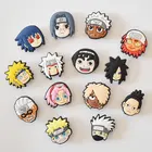 Аксессуары для обуви Kakashi Croc, 14 шт.компл., Симпатичные аксессуары для обуви JIBZ из ПВХ, кнопки Crewmates, амулетные амулеты Akatsuki Madara для подарка детям