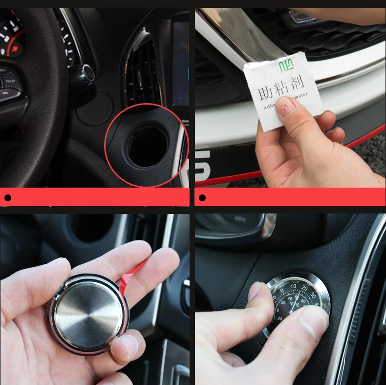 Для Защитные чехлы для сидений, сшитые специально для Chery ARRIZO5 ARRIZO 5 нажатием одной кнопки Пуск термометр модифицированный автомобильный украшение-термометр автомобильные аксессуары