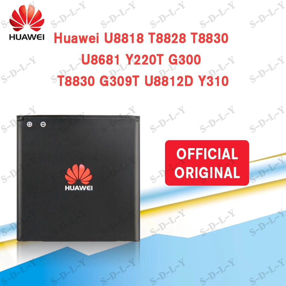 

HB5N1H Original New Battery For Huawei Ascend G300 G305T C8812 U8815 U8818 T8828 Y220 Y310 U8825 T8830 G309T Y320 Y330 Batteries