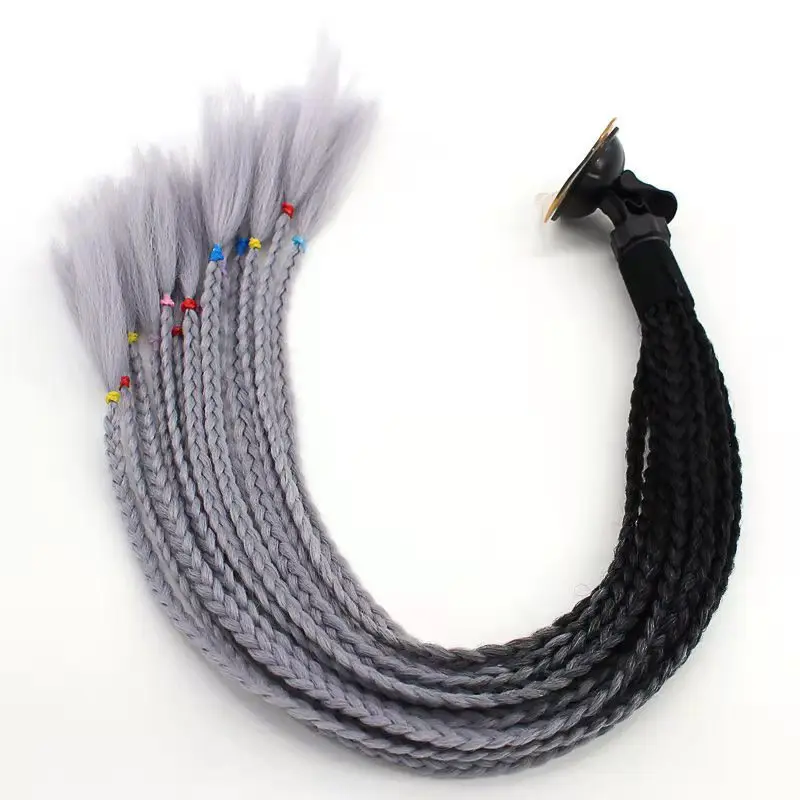 

Hot new FreeStyle Motorcycle Helmet handmade Dreadlocks Decoration Punk Dirty Braid Motocross Racing for All Riders Man Women