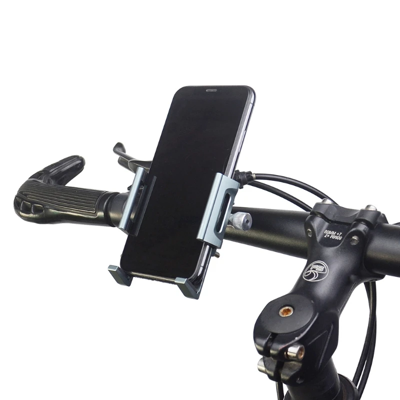 

E Scooter Bike Phone Mount Stand Bracket Motorcycle Aluminum Handlebar Phone Holder Cradle for 4.5-7inch Cellphone GPS