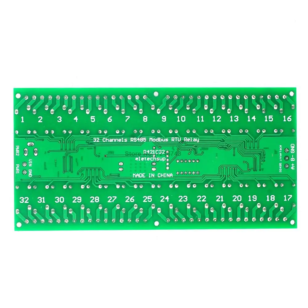 Реле RS485 12 В 16 каналов протокол Modbus RTU последовательный пульт дистанционного