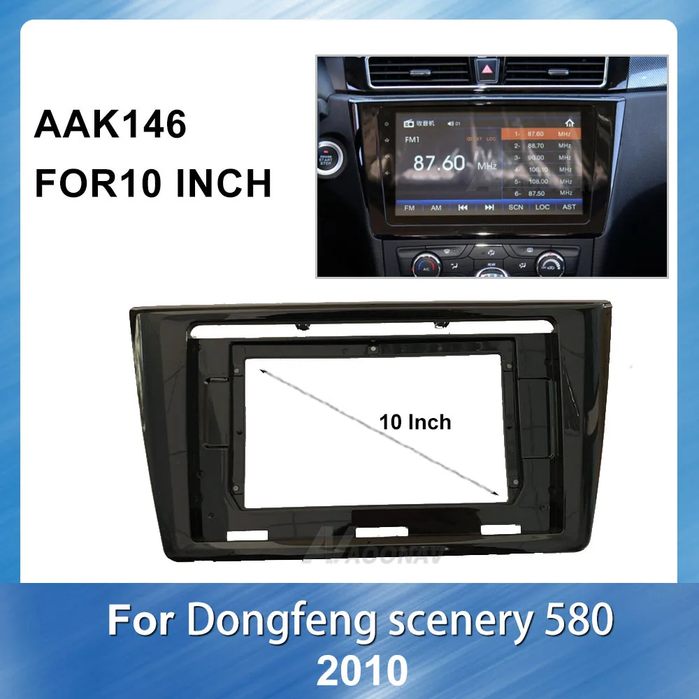 

Car Radio Fascia Dashboard Installation For Dongfeng Scenery580 2016 Car Panel dash Installation DVD frame Mount Bezel Trim kit