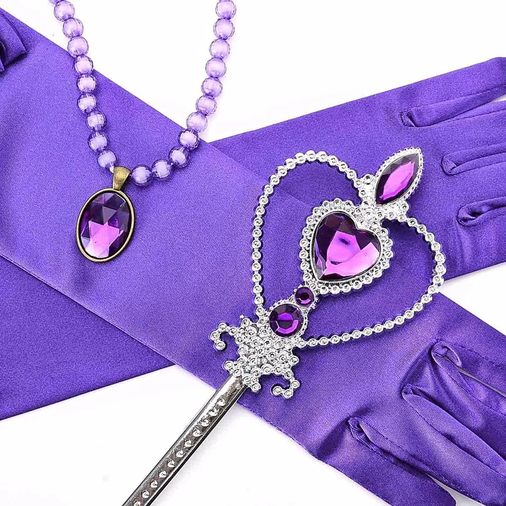 Нарядный костюм принцессы аксессуары подарочный набор для девочек на день