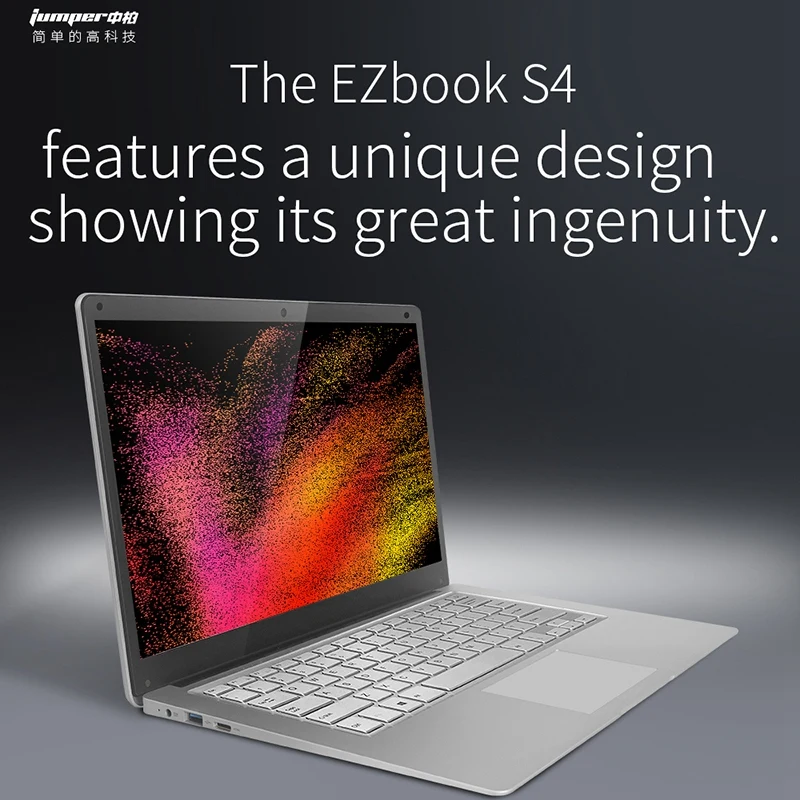 Jumper Ezbook S4 ноутбук 14 дюймов Fhd безбезель Ips экран тонкий ультрабук 8 ГБ ОЗУ 256 Гб ПЗУ
