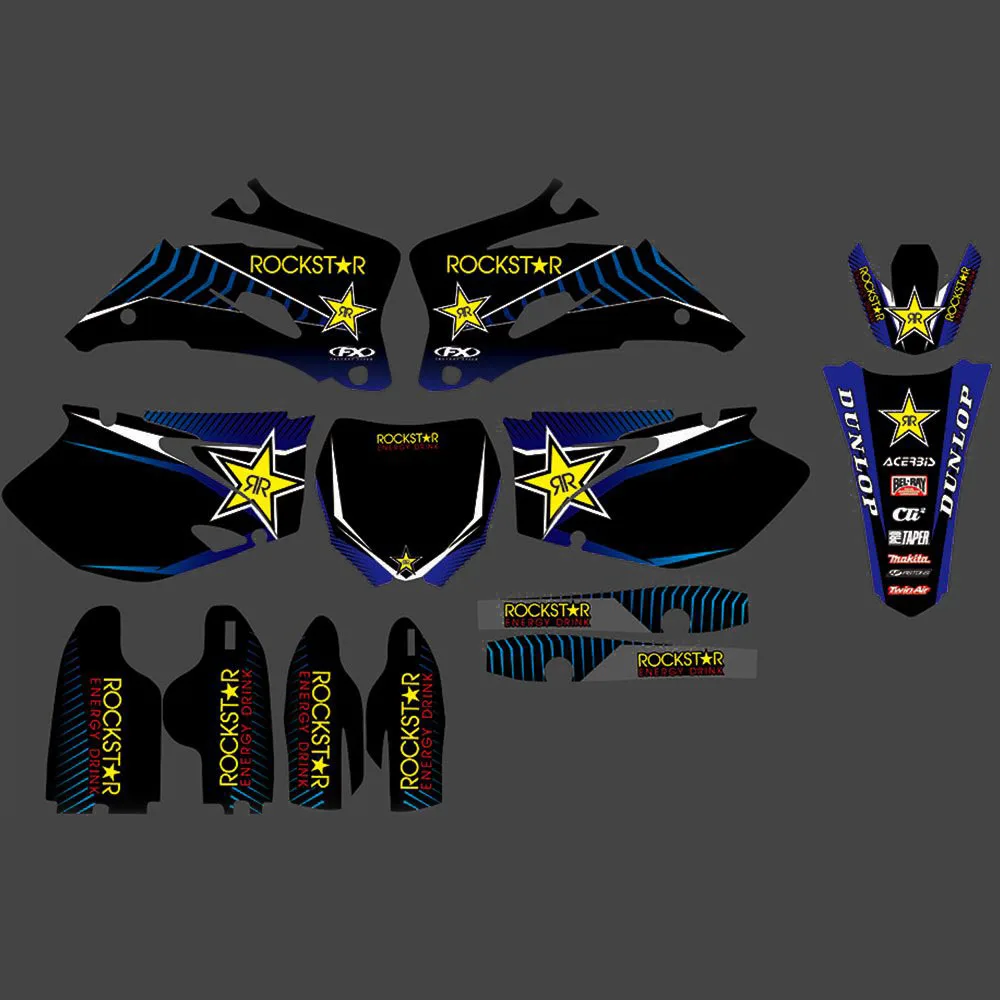 Графические наклейки на задний план мотоцикла 3 м для YAMAHA YZ250F YZ450F YZ 250F 450F YZF 250 450 2006