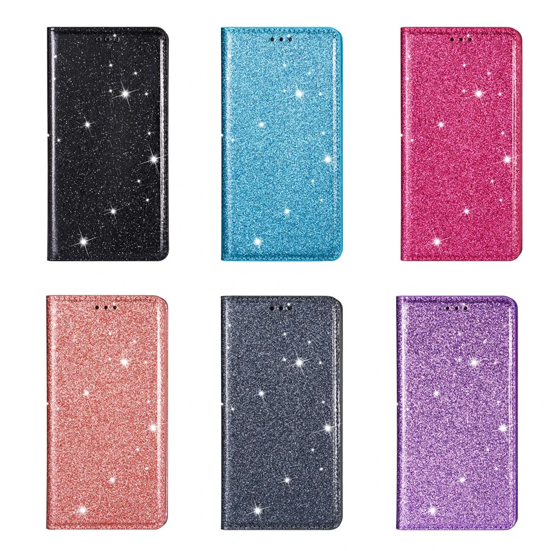 Тонкий чехол для Samsung A10 M10 A7 A6 A8 A70 A30 A50S A40 M40 A60 M20 M30 A20E Магнитный с отделением карт