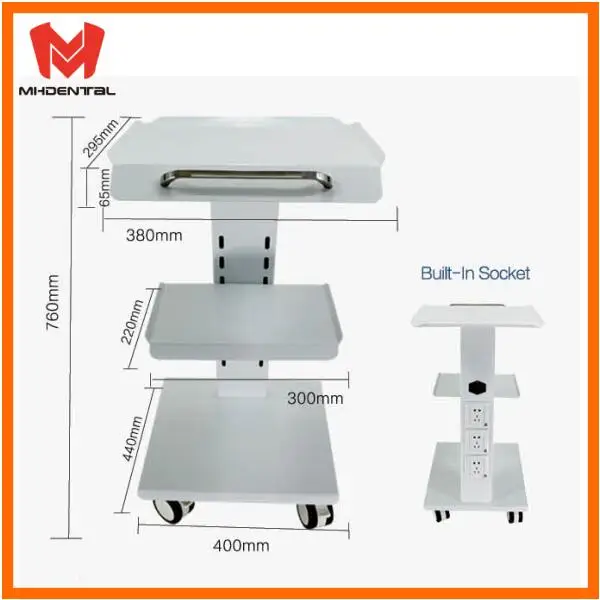 Стальная тележка для врачей стоматологических тележек спа салонов