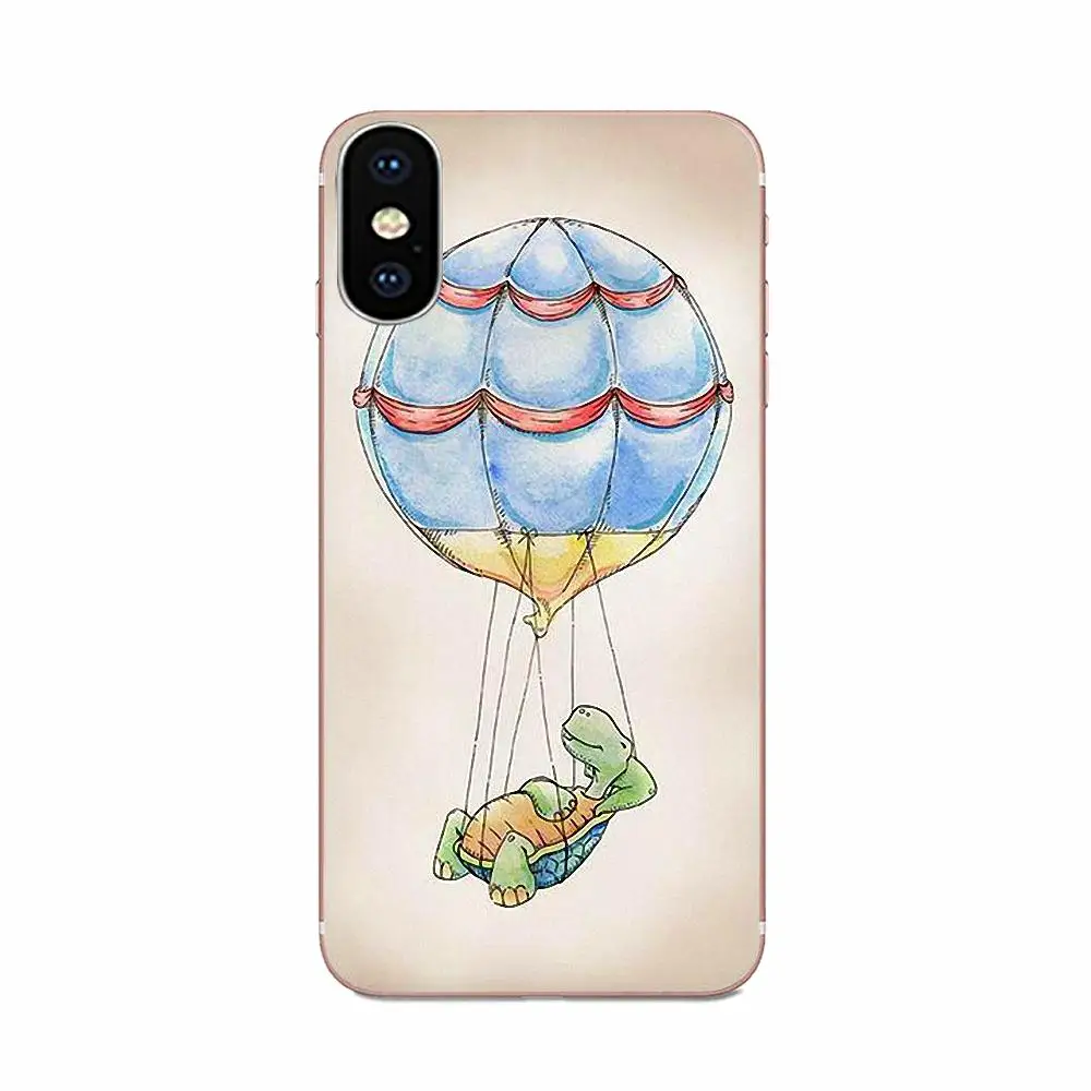 Мягкий чехол-накладка с рисунком животных черепаха для Xiaomi Redmi Note 8 8A 8T 10 K30 Pro Motorola G