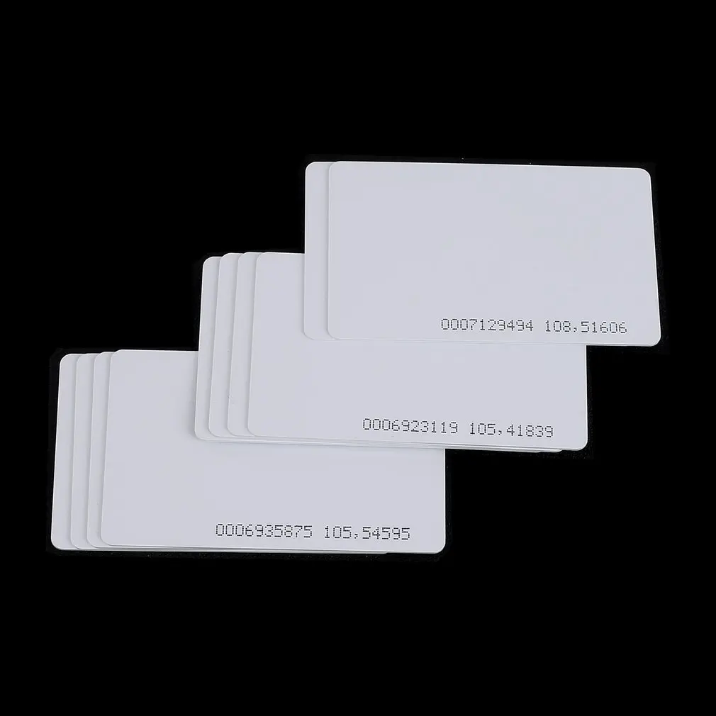 Высокое качество 10 шт 125 кГц EM4100/TK4100 RFID идентификационная смарт-карта 0 85 мм тонкие