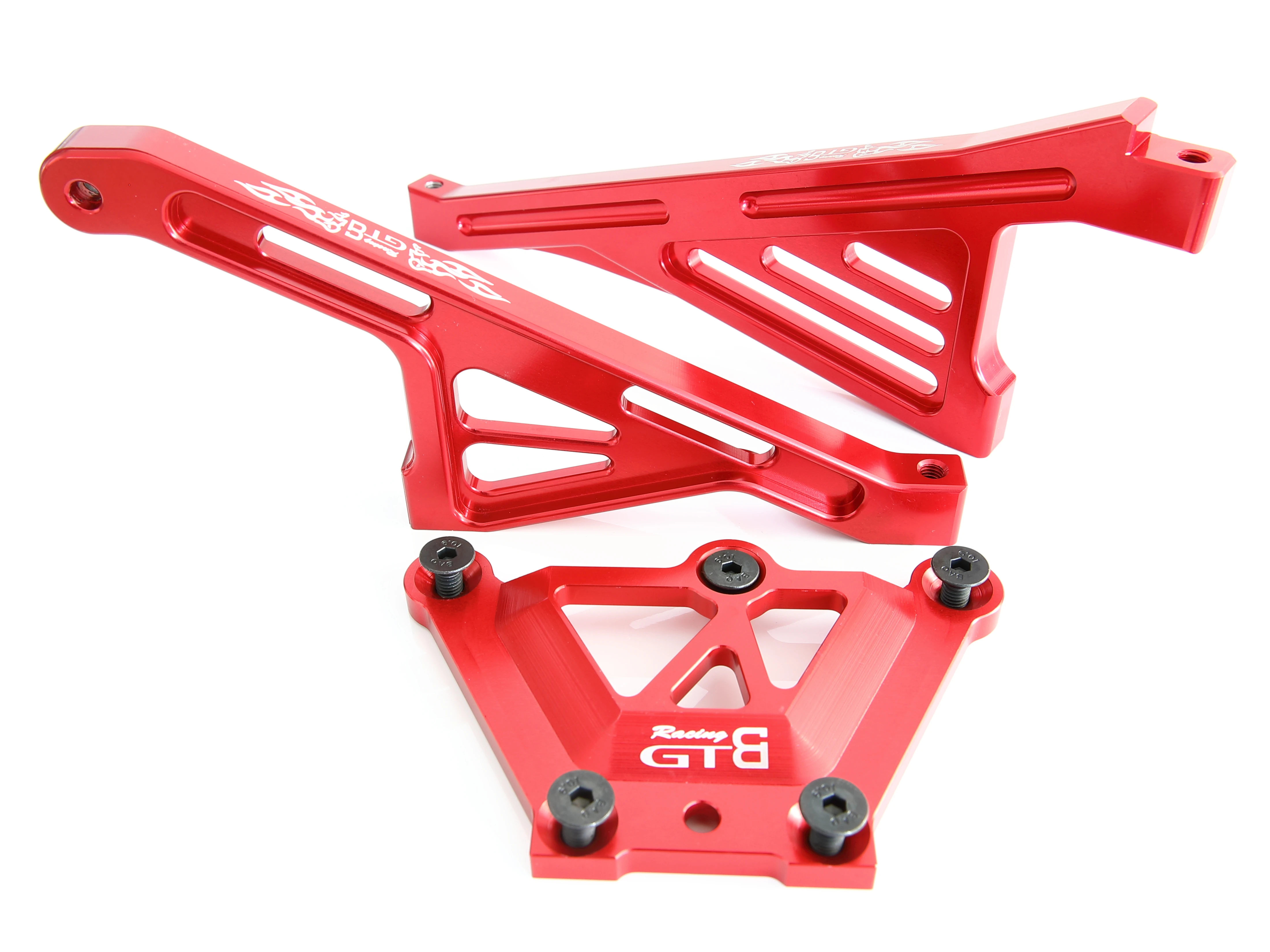 GTB металлический RC 1/5 автомобиль LOSI 5ive T верхняя пластина шасси + передняя и задняя