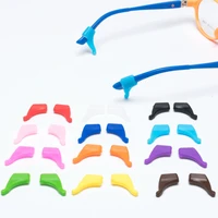 100pairslot anti slip soft silicone glasses ear hooks for kids child round grips eyeglasses sports temple tips soft ear hook