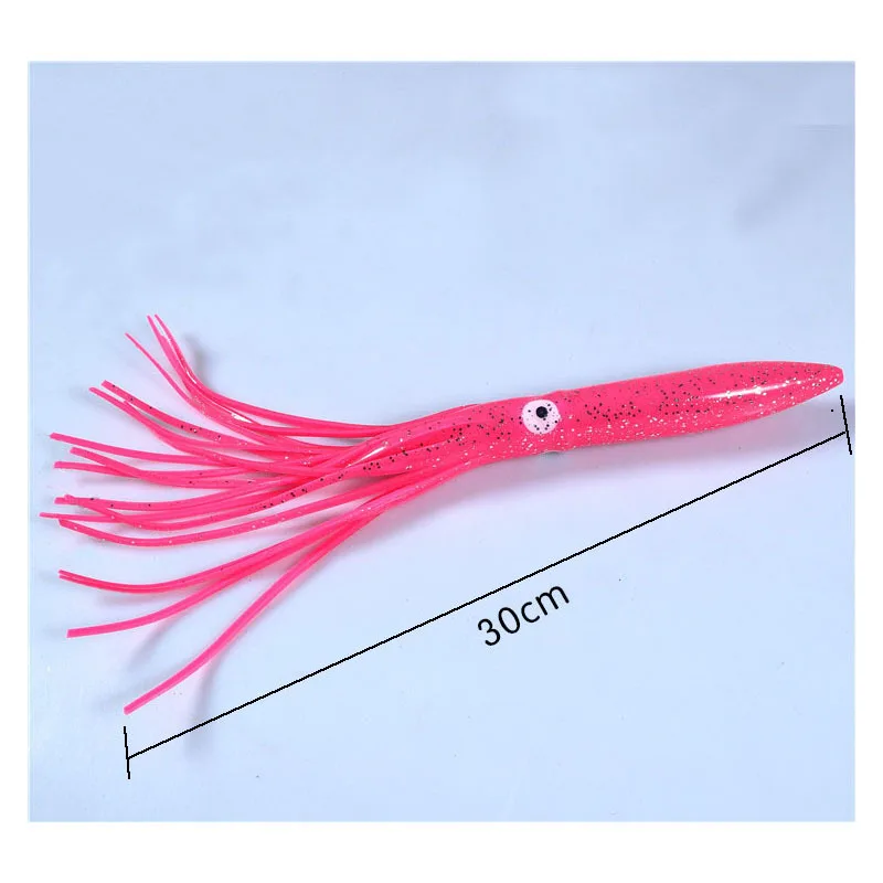 Мягкая рыболовная приманка в виде большого осьминога 1 шт. 300 мм/11 8 дюйма юбки