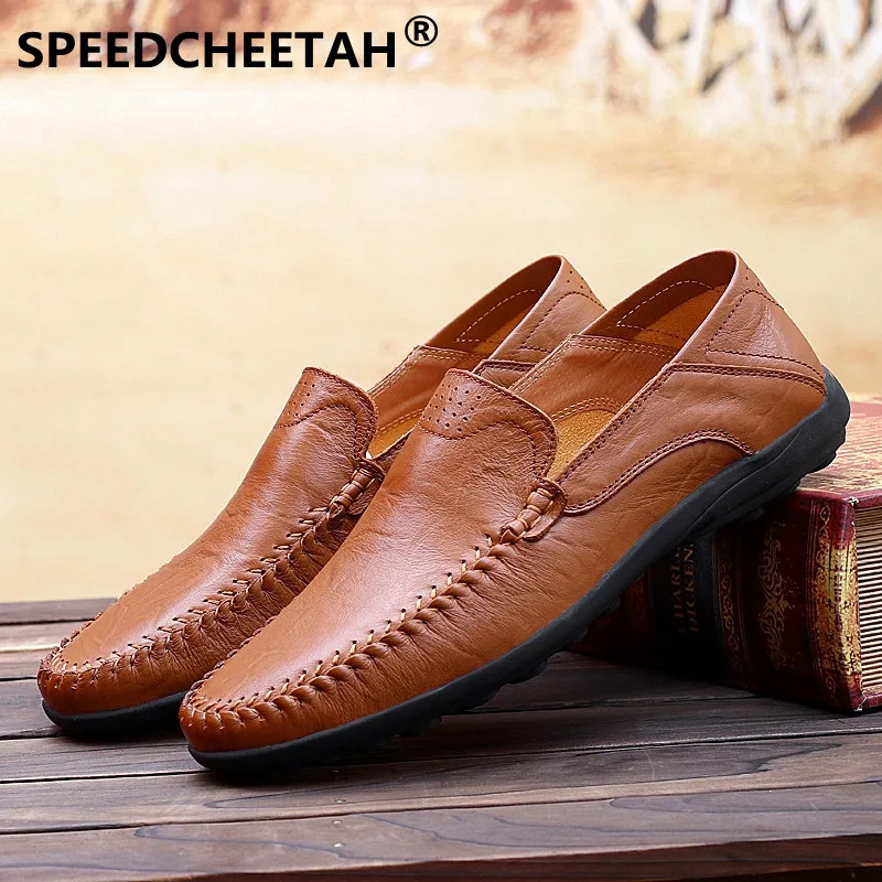 

New men's casual shoes high-end men's casual loafers fashion men's leather shoes men's flat shoes driving shoes peas shoes