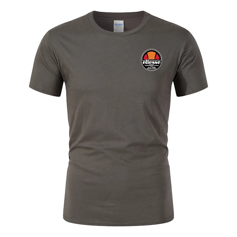 

Summer Men And Women Pure Cotton Short-Sleeved Brand T-Shirt Fashion Round Neck Sports Style Casual And Comfortable Street Trend