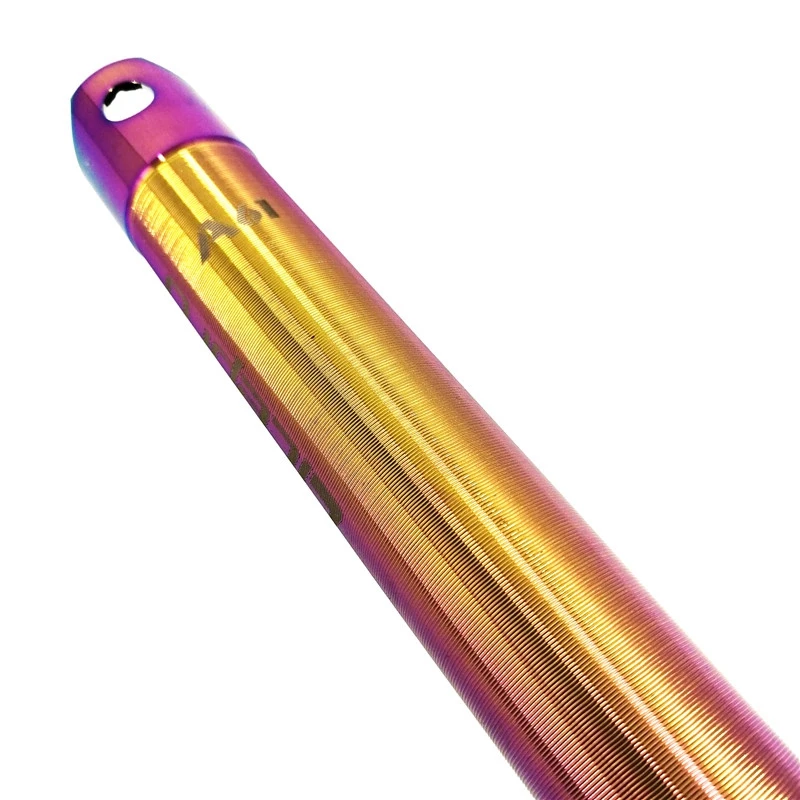 

Litepro 412 Folding Bike Seat Post 33.9mm x 600mm Titanium Plating Aluminum Alloy Ultra Light Bicycle Seat Bar BMX Seat Tube