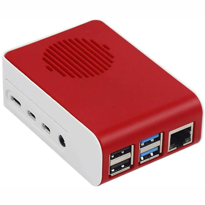 Чехол для Raspberry Pi 4 Model B со светодиодной подсветкой и комплектом вентиляторов