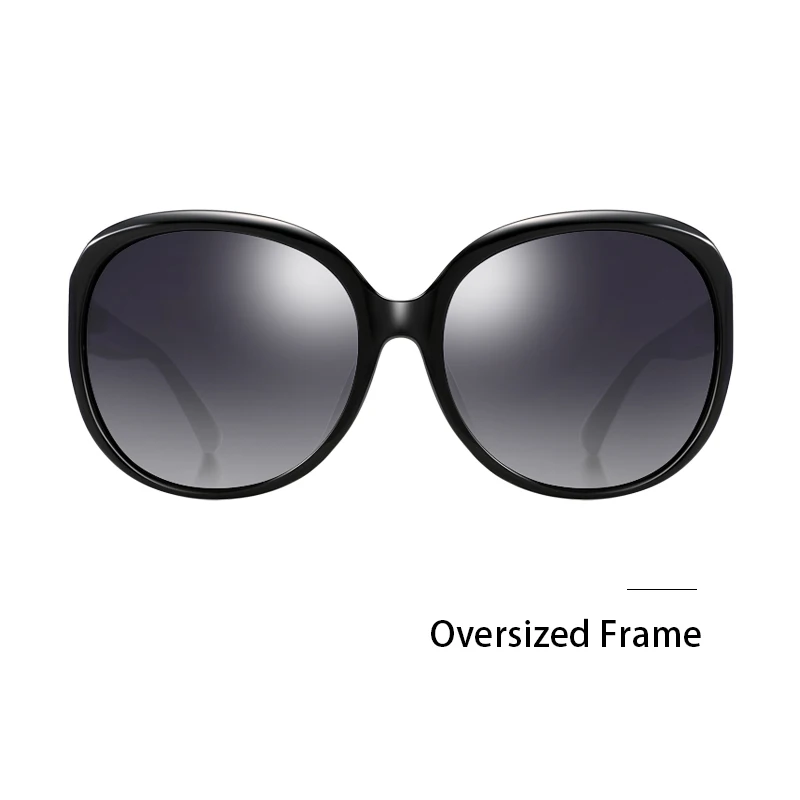 Женские солнцезащитные очки с овальной поляризацией PARZIN модельер большого