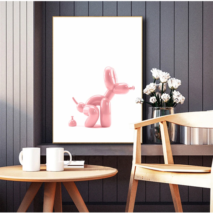 Домашний декор современное искусство картина фотография собаки современный