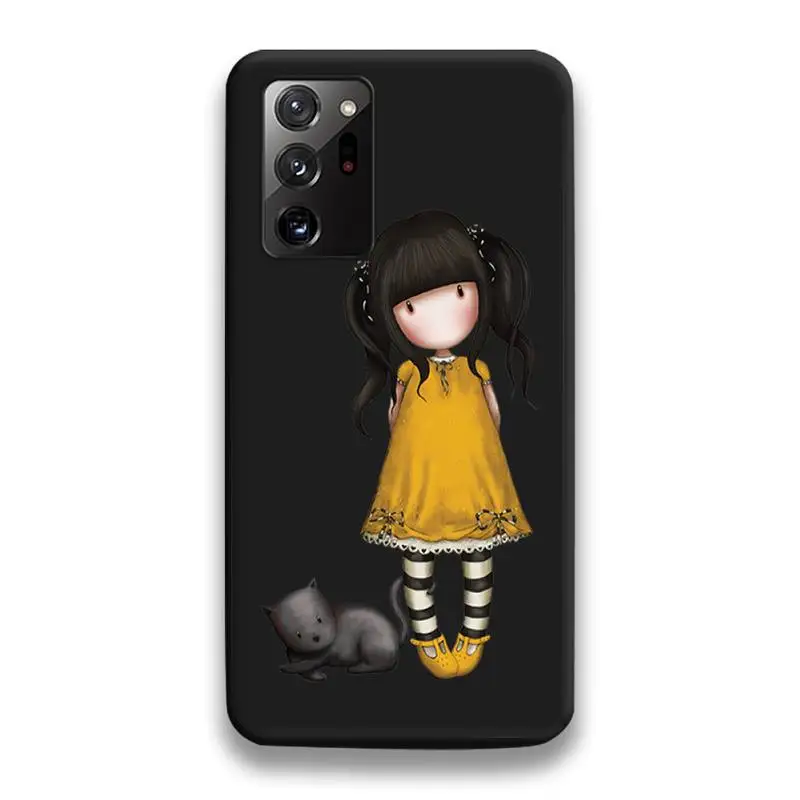 

Cartoon girl Santoroes Gorjuss Phone Cases For Samsung Galaxy Note20 ultra 7 8 9 10 Plus lite M51 M21 M31S J8 2018 Prime