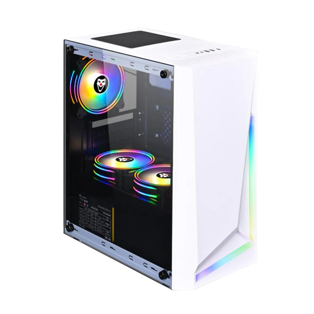 Игровой чехол IXUR Mid Tower MicroATX для ПК панель из закаленного стекла вход/выход