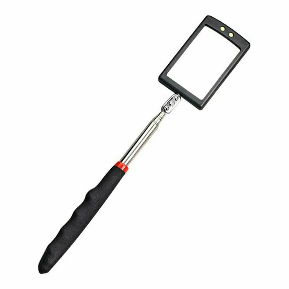 

Extendable Inspection Mirror Illuminate LED Lighted Swivel Telescoping