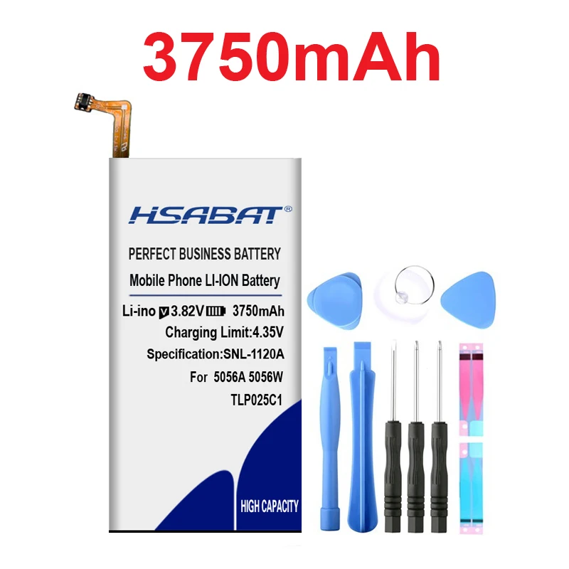 HSABAT 3750 мА/ч, TLP025C2 TLP025C1 Батарея для Alcatel One Touch POP 4 Plus 4+ OT-5056D 5056O 5056N 5056A 5056W