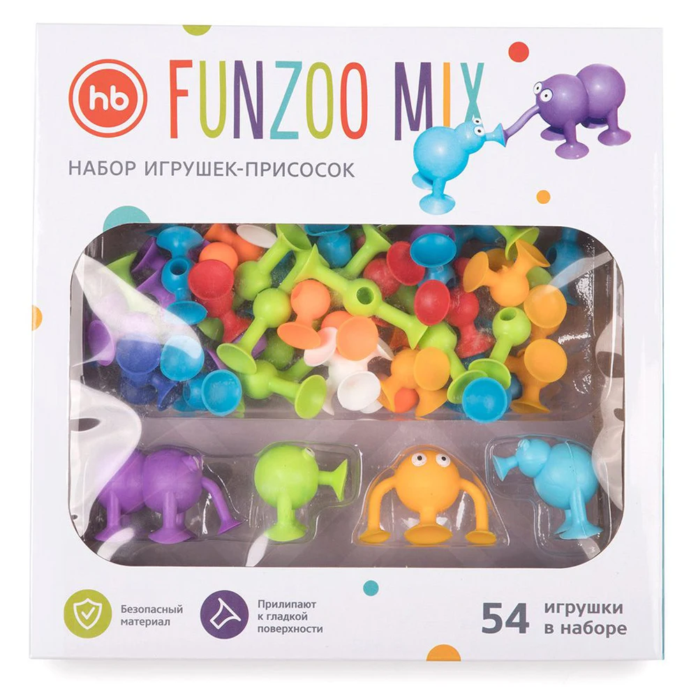 331845 Набор игрушек Happy Baby &quotFUNZOO MIX"|Сортеры| |