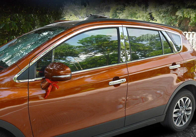 

stainless steel car window trims for suzuki SX4 S-Cross 2013 2014 2015 2016 2017 2018 2nd generation