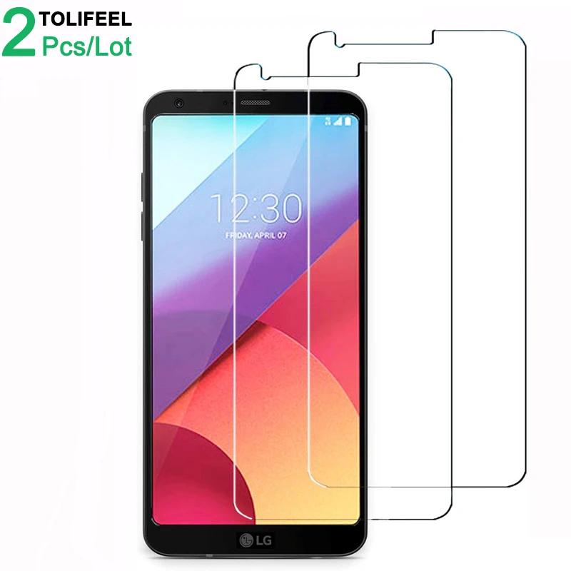2 шт закаленное стекло для LG G6 защита экрана 9H 2.5D телефон на Защитное стекло для LG G6 стекло
