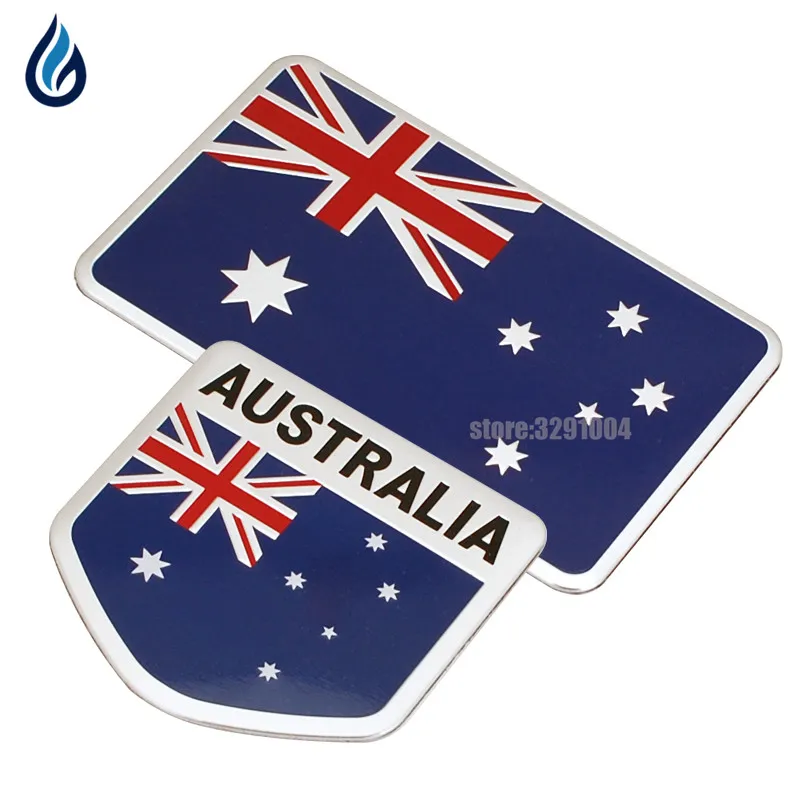 

Значок с австралийским флагом, эмблема, Наклейка для Toyota Hilux Corolla Camry Hyundai i30 Tucson Ford Ranger Mazda 3