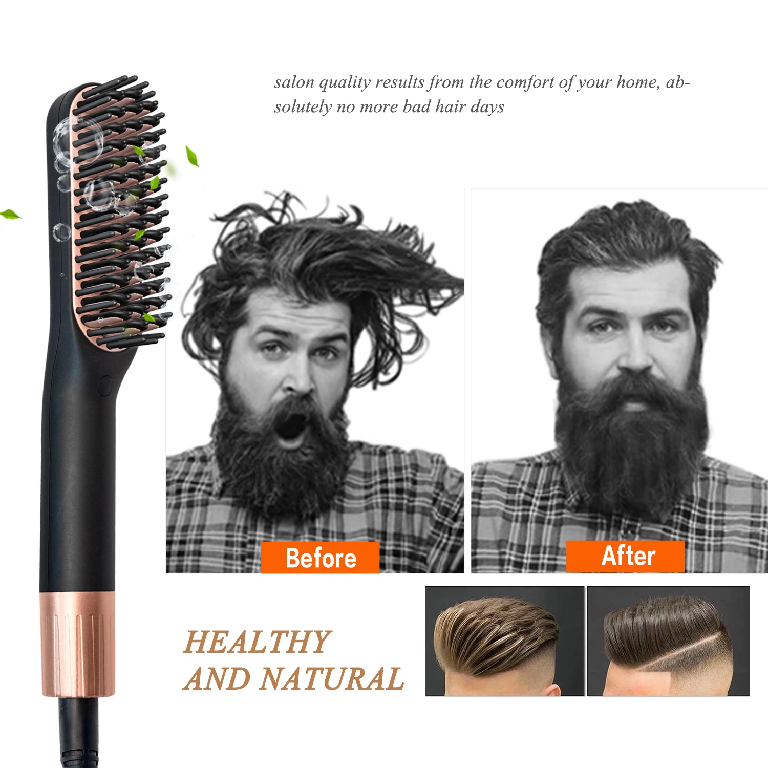 

Hair Brush Straightener Heating Combs Electric Ceramic Anti-Scald Straightening Curler Hot Comb Fast Heated Straighten Comb Tool