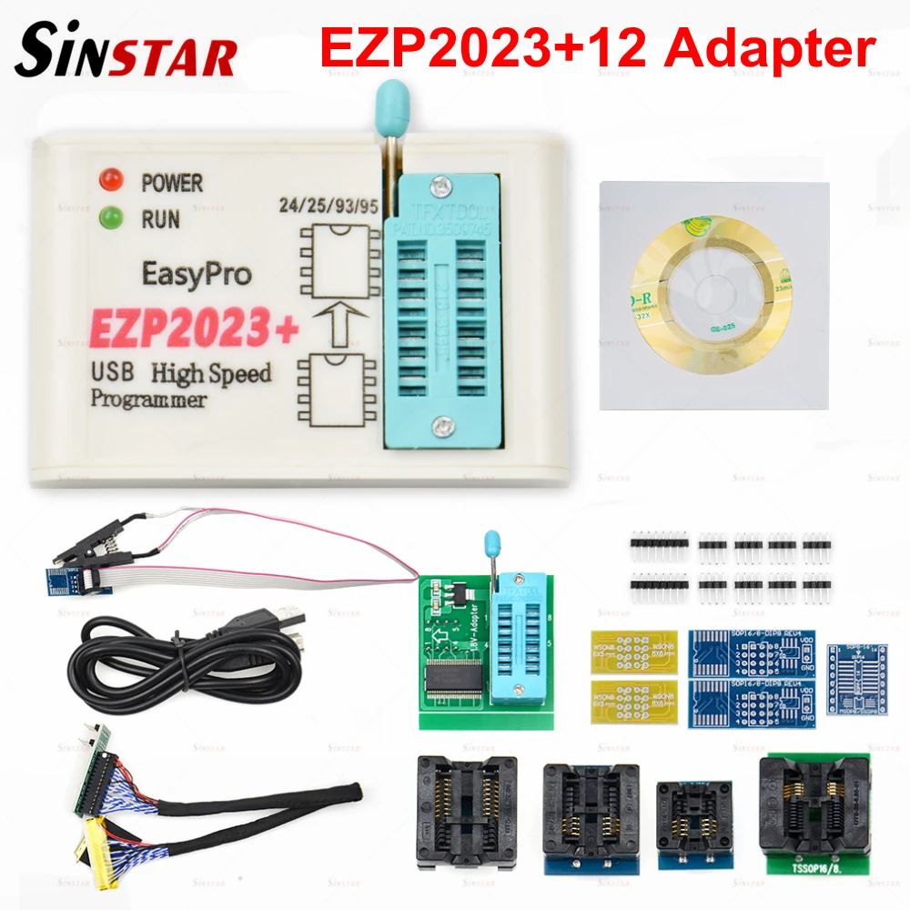 EZP 2023 поддерживает WIN7 и 8 64bit Новый EZP2023 высокоскоростной USB SPI программатор 24 25 93