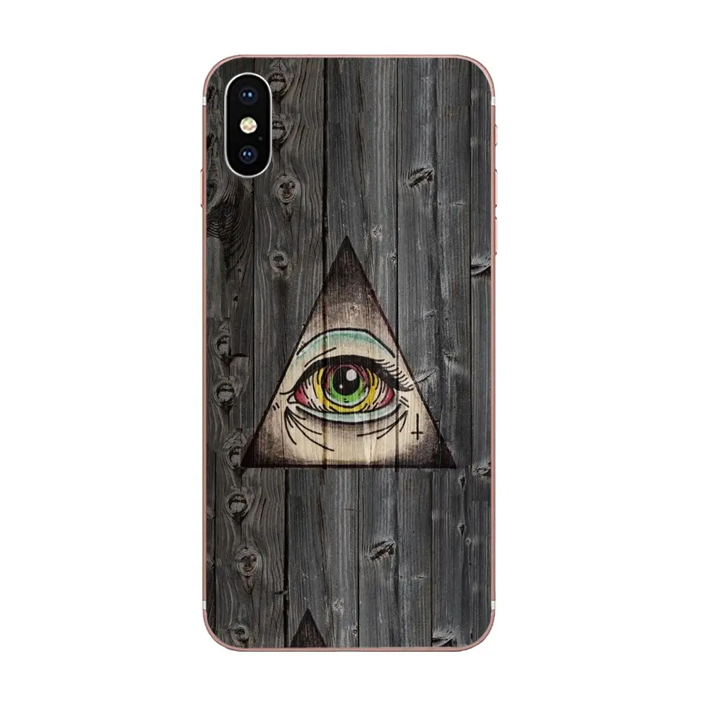 Иллюминаты символ глаз Пирамида Мода для Huawei Honor Nova Примечание 5 5I 8A 8X10 Pro 9X Moto G G2 G3