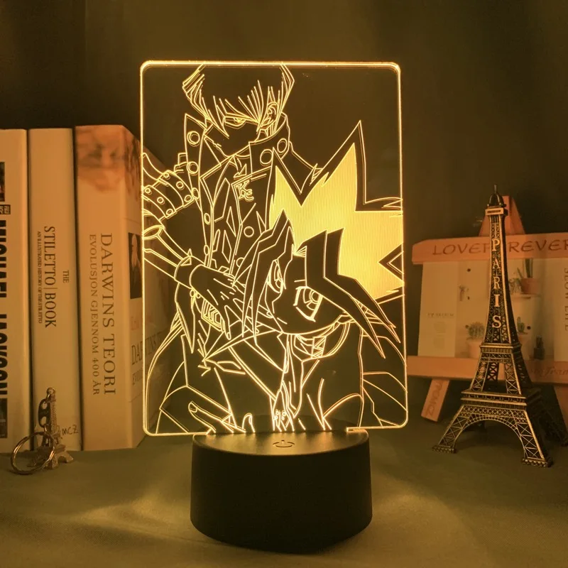

Anime Led Night Light Yu Gi Oh for Bedroom Decor Birthday Birthday Colorful Manga 3D Acrylic Lamp Anime Light