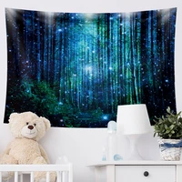 tapestry wall hanging forest natural macrame tapestry aesthetic psychedelic mandala pared room decor cloth yoga mattress sheet