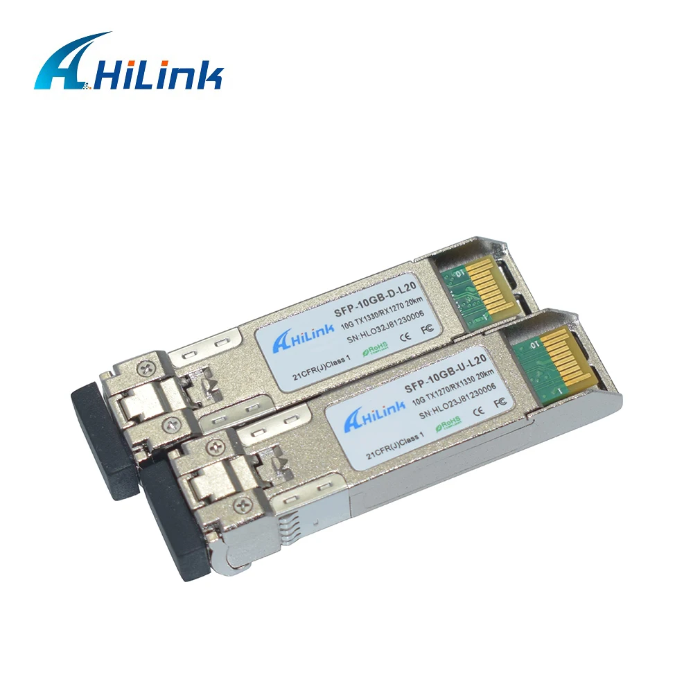 Бесплатная доставка! Одножильное волокно 10 г 1270нм/1330нм 20 км DOM WDM BiDi SFP + LC |