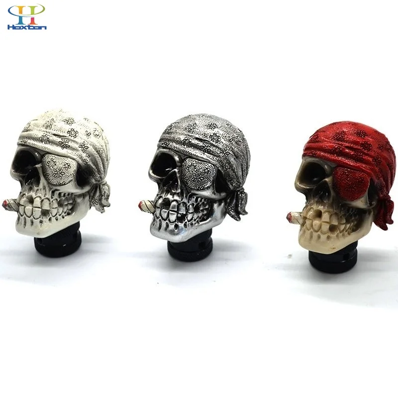 Универсальная ручка переключения передач для автомобиля с черепом