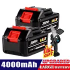 Аккумуляторная литий-ионная батарея 4000 мАч для бензопилы, подарок для электрического гаечного ключа, дрели, углошлифовальной машины, пилы, электроинструмент для Makita, батарея 18 в