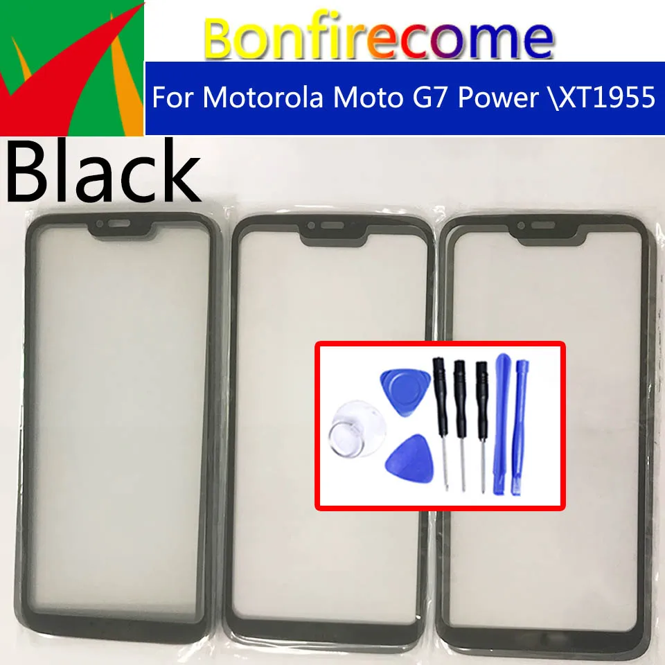 Внешний экран для Motorola Moto G7 Power Сенсорная панель ЖК дисплей внешняя стеклянная