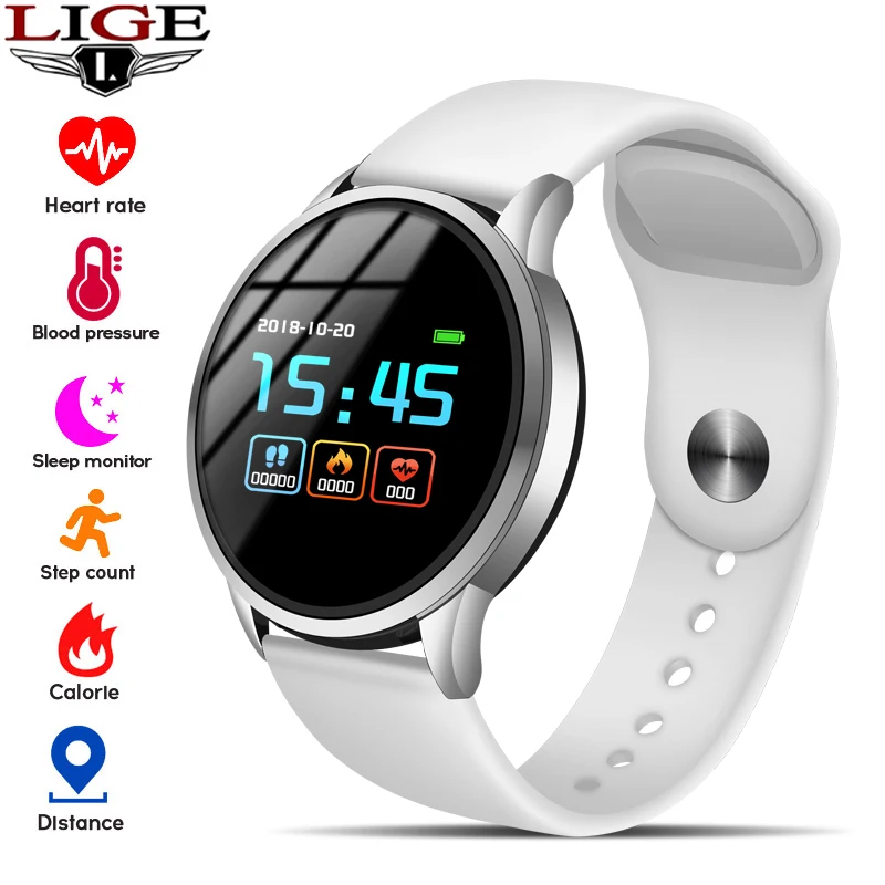 Часы для здоровья мужчин и женщин IP67 водонепроницаемый смарт браслет монитор