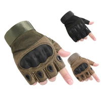 carbon fiber protective tactical gloves military army fighting gym fitness outdoor cycle anti skid women men tactical gloves
