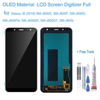 original lcd screen and digitizer full assembly for galaxy j6 2018sm j600 free tools