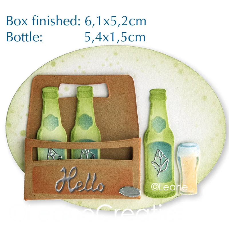

Beer Metal Cutting Dies Scrapbooking Photo Album Card Paper Stencil Embossing Craft Template Blade Punch Knife Mould Decorative