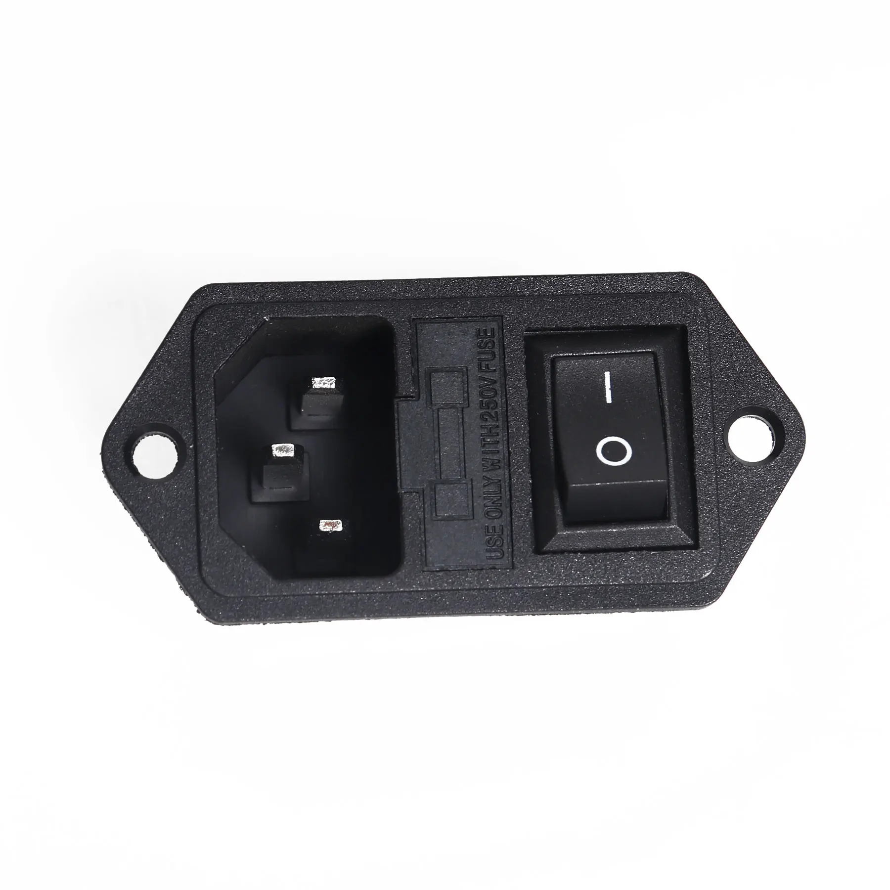 

2-контактная розетка для бытовой техники, 10 А, 250 В и розетка переменного тока с винтовой магнитной страховкой