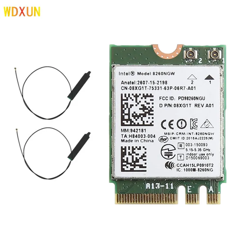 Модуль беспроводной сетевой карты INTEL 8260 band 2 4 + 5 ГГц 867m Bluetooth ngff m.2 Wi-Fi для Intel ac 8260ngw