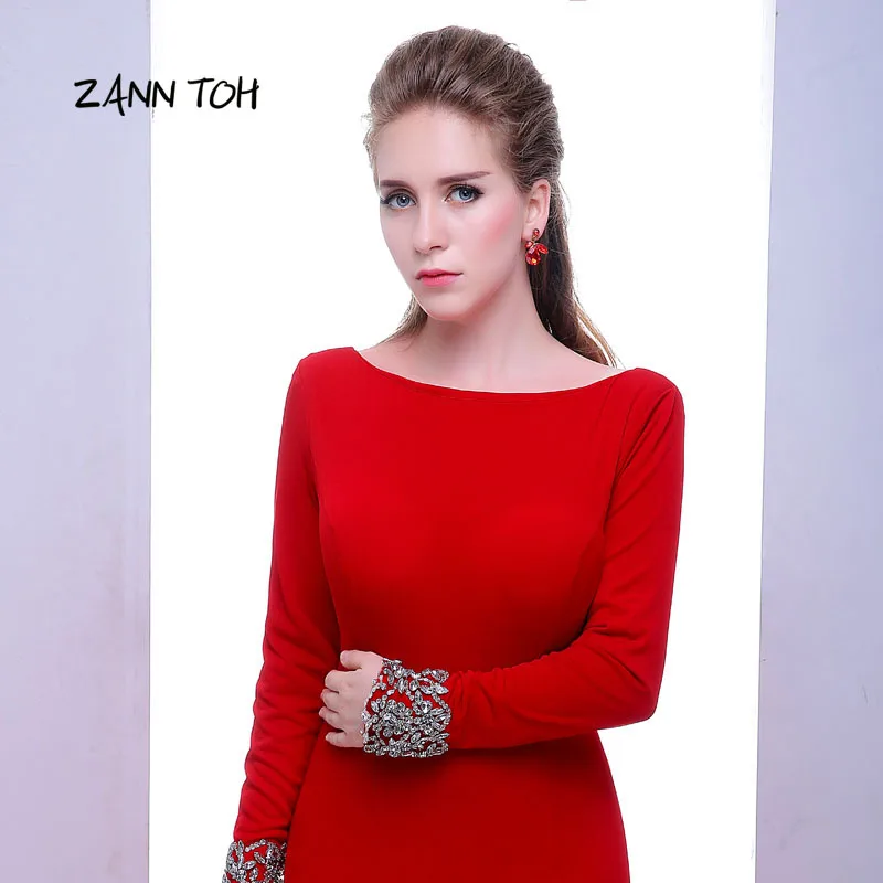 Бургундия Формальные Вечерние платья Длинные Сексуальные просвечивающие